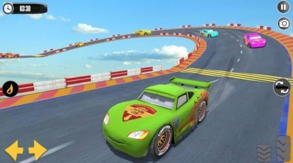 Splashy Superhero Vertigo racing : Lightning Car