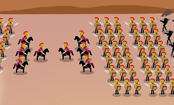 火柴人的冲突：演化