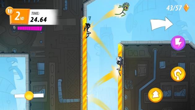 Parkour 2(火柴人跑酷比赛)