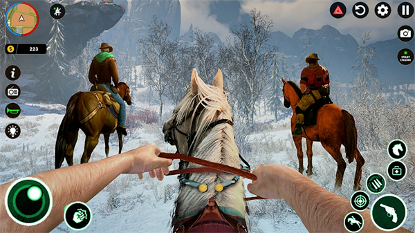 野蛮西部牛仔骑马作战(Wild West Cowboy Horse Games)