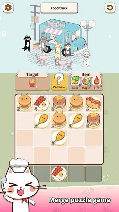 Cat Merge Cafe(猫咪合并咖啡馆手游)