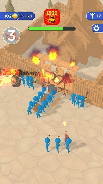 空闲攻城锤城堡围攻Idle Battering Ram Castle Siege