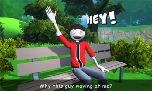 愤怒的男孩佩德罗和他的朋友有菜单第四代