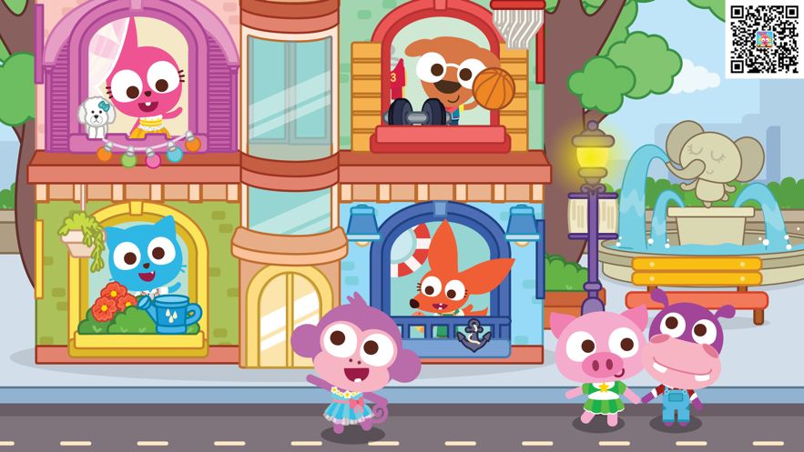 泡泡兔小镇家庭全部解锁官网免费版