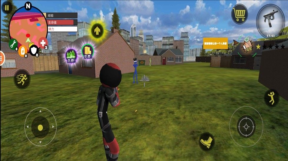 火柴人绳索英雄汉化版