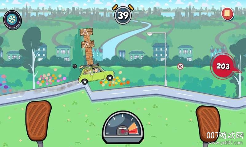 憨豆先生：送快递