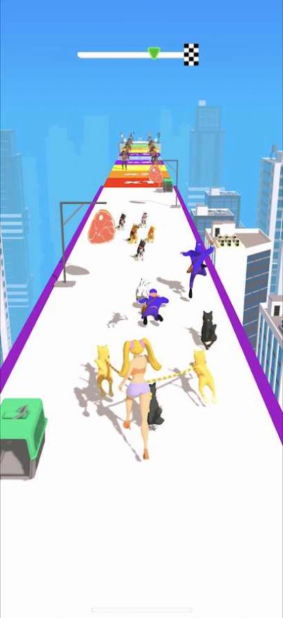 Dog Walker(遛狗赛跑)
