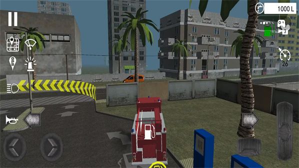 消防车救援行动