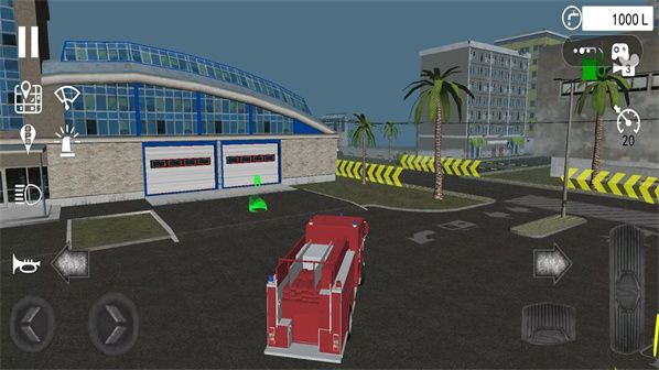 消防车救援行动