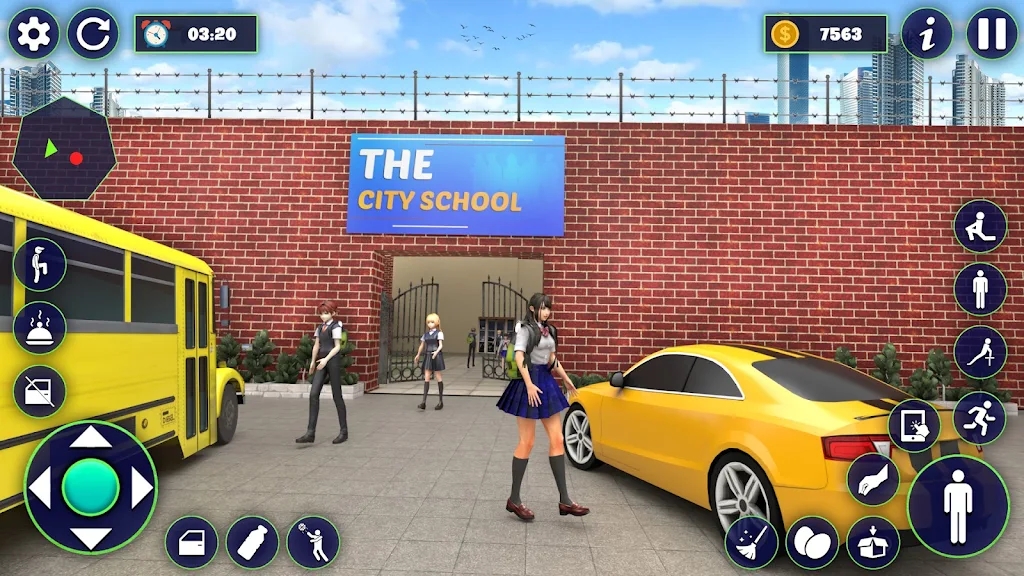 渺渺校园运动会汉化中文版下载(School Girl Life Simulator)