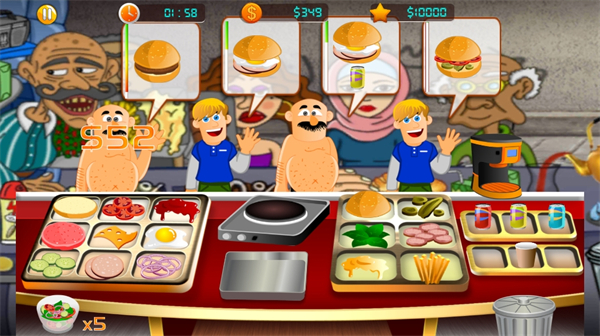 汉堡店模拟器