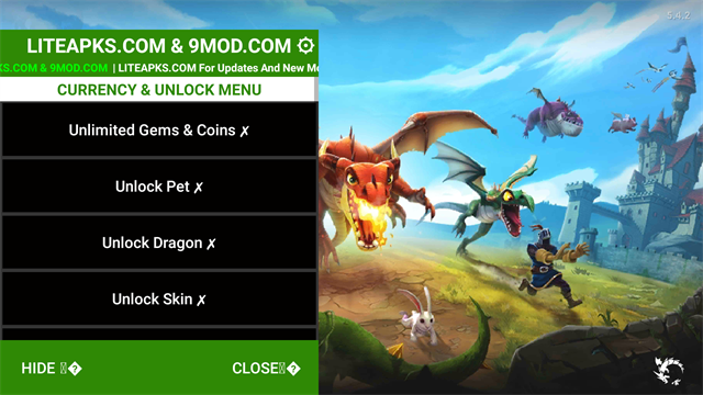 饥饿龙国际服内置菜单版 饥饿龙国际服内置菜单版