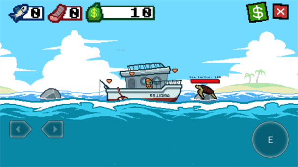 海上餐厅刮鱼鳞