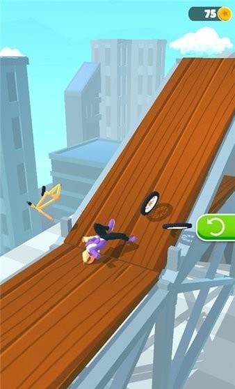 卡通自行车特技手游