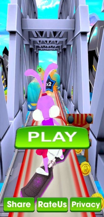 地铁兔子跑酷游戏