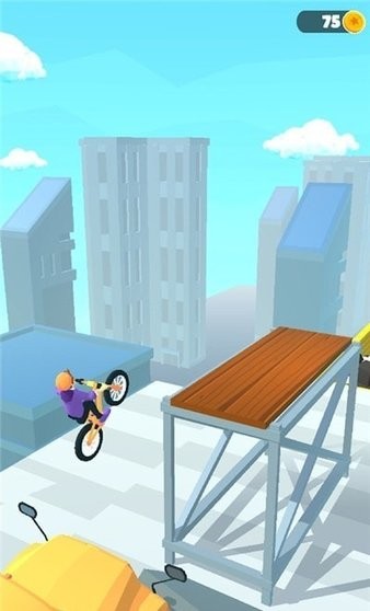 卡通自行车特技手游