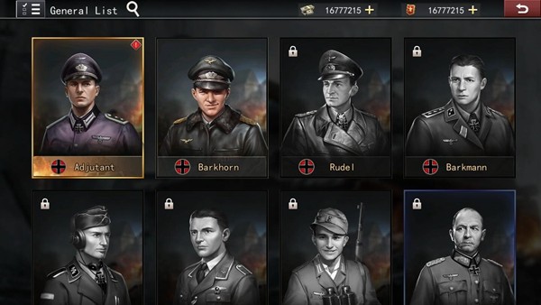 二战名将决胜时刻无限金币勋章版 安卓版v177