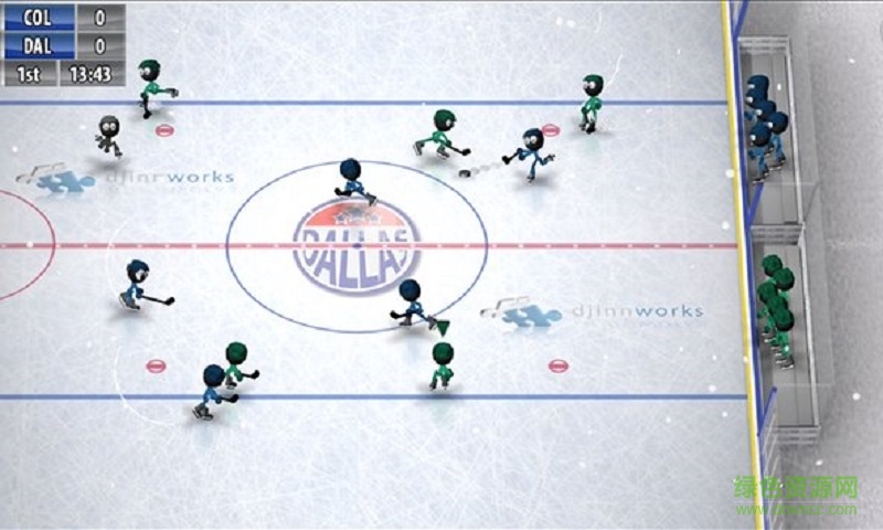 火柴人冰球(Stickman Ice Hockey)