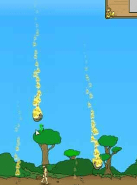 原始人守城游戏