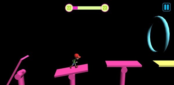 男孩趣味障碍跑游戏