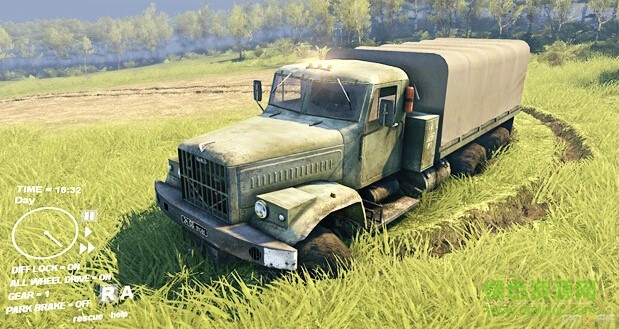 旋转轮胎：泥泞奔驰