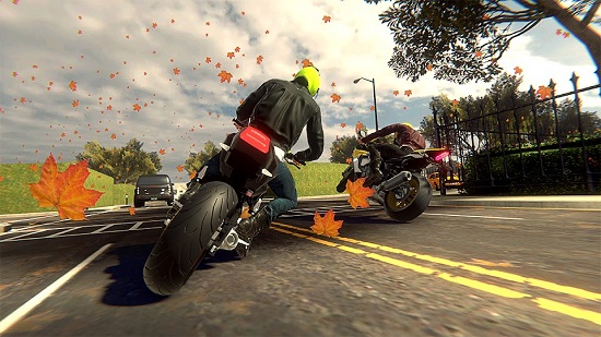 摩托车街头竞速