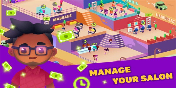 空闲美容院模拟器最新版