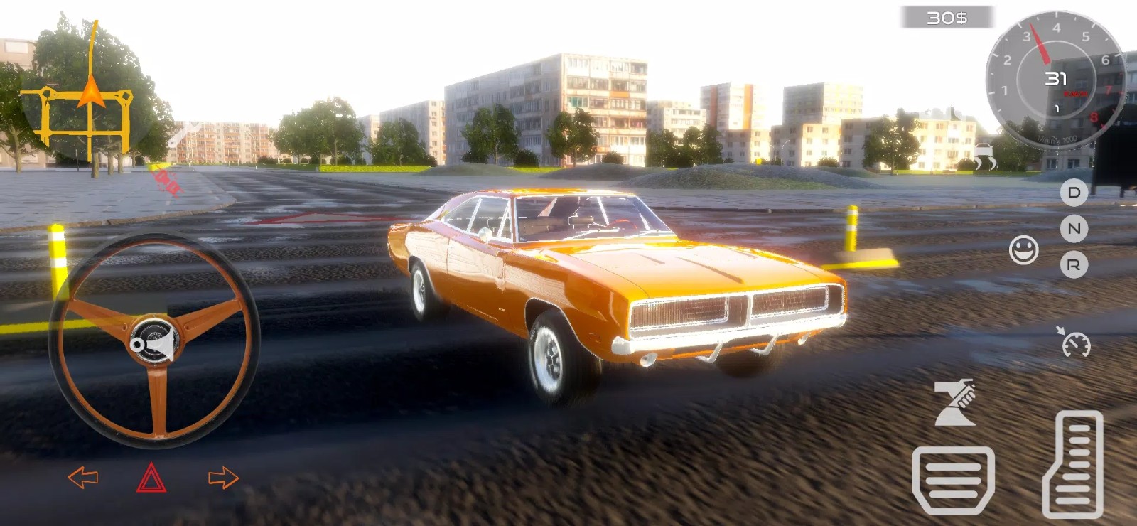 城市肌肉车模拟器