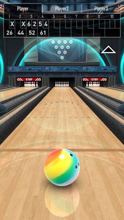 模拟保龄球战场