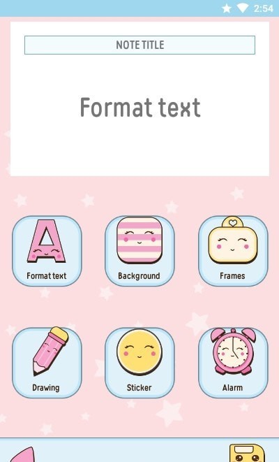 Cute Sticky Notes Widget