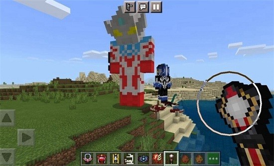 我的世界：兰斯威乐市和新生代奥特曼模组