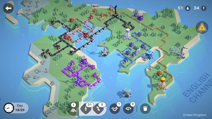 连接城市设施游戏(Tiny Connections)