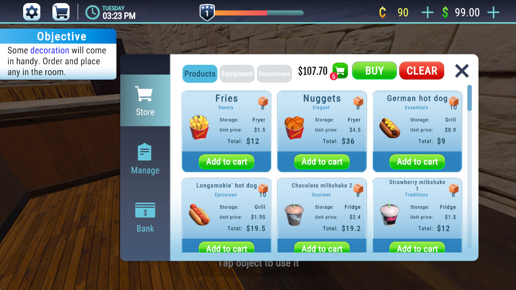 餐厅模拟器3D最新版 1.1安卓版 餐厅模拟器3D最新版 1.1安卓版