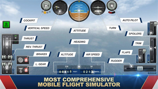 巨型喷气式飞行模拟器破解版手机最新版 巨型喷气式飞行模拟器破解版手机最新版
