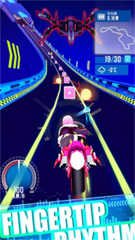 节奏音乐摩托车