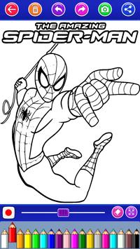 蜘蛛侠超级英雄染色(Coloring Spider Man) 蜘蛛侠超级英雄染色(Coloring Spider Man)