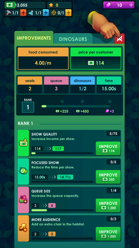 空闲恐龙公园大亨无限金币(Dinosaur Park) 2.0.7手机版