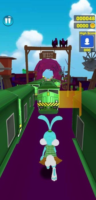 地铁兔子跑酷游戏