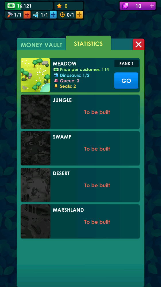 空闲恐龙公园大亨无限金币(Dinosaur Park) 2.0.7手机版