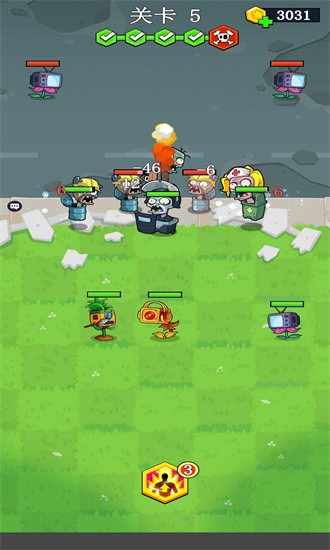 疯狂植物战僵尸