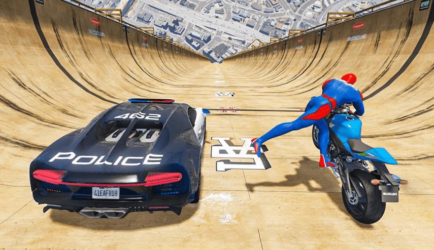 蜘蛛英雄特技车