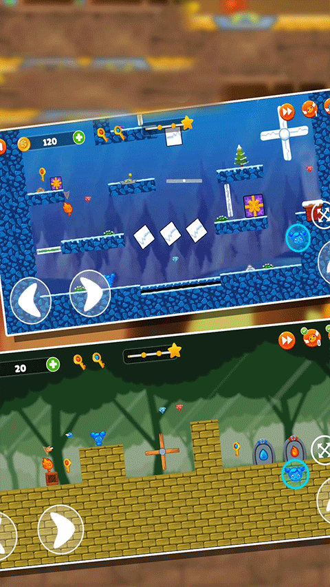 冰火人躲猫猫 冰火人躲猫猫