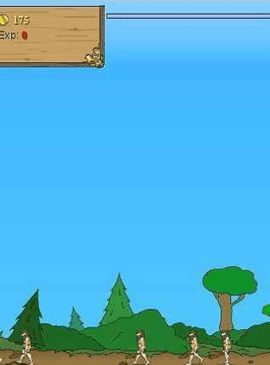 原始人守城游戏