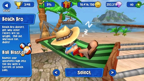 4d极速沙滩赛车无限金币钻石版 全角色解锁版v2023.04.18